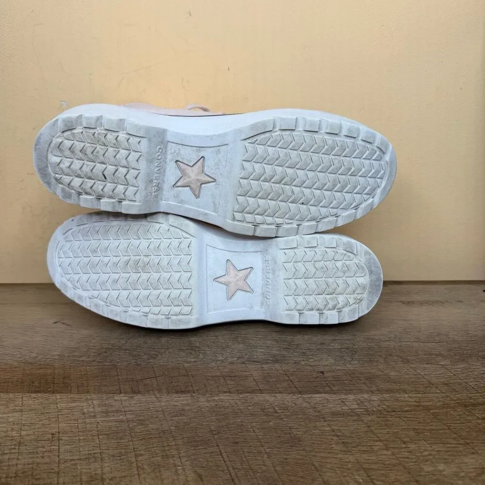 Converse Chuck Taylor All Star High Top Platform Sneakers Pink big kids 6